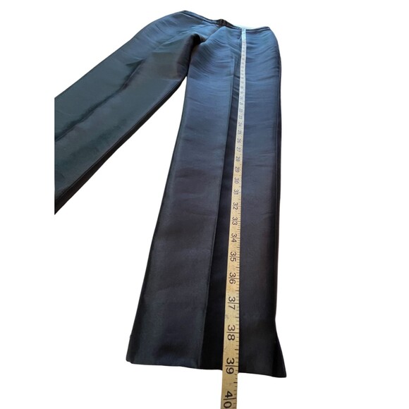 Frascara Silk Wool Pants Black Eveningwear Cocktail Wedding Old Money Designer 8 - Picture 8 of 16